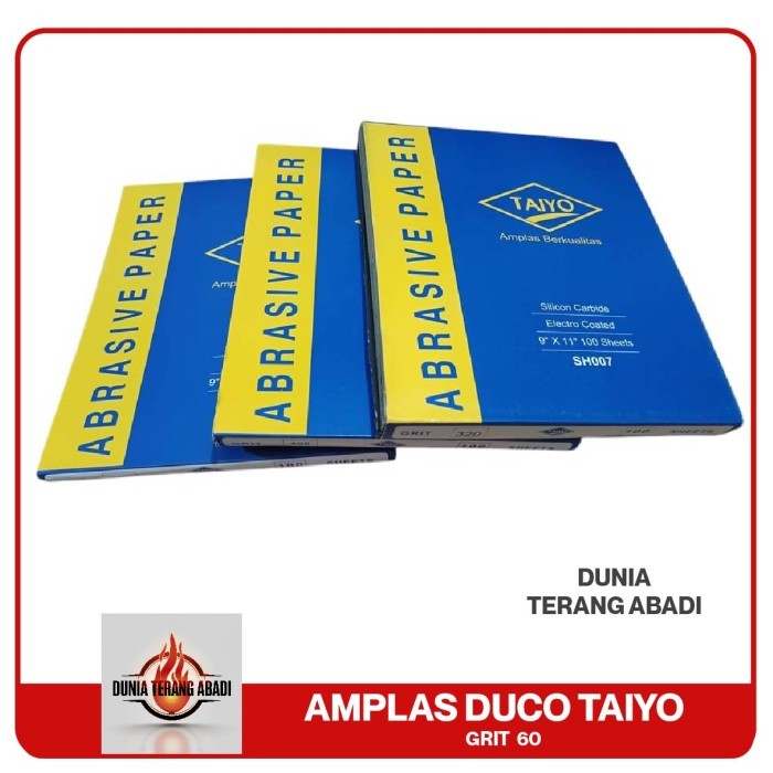 Amplas Duco Taiyo Isi 100 Lembar / Pack
