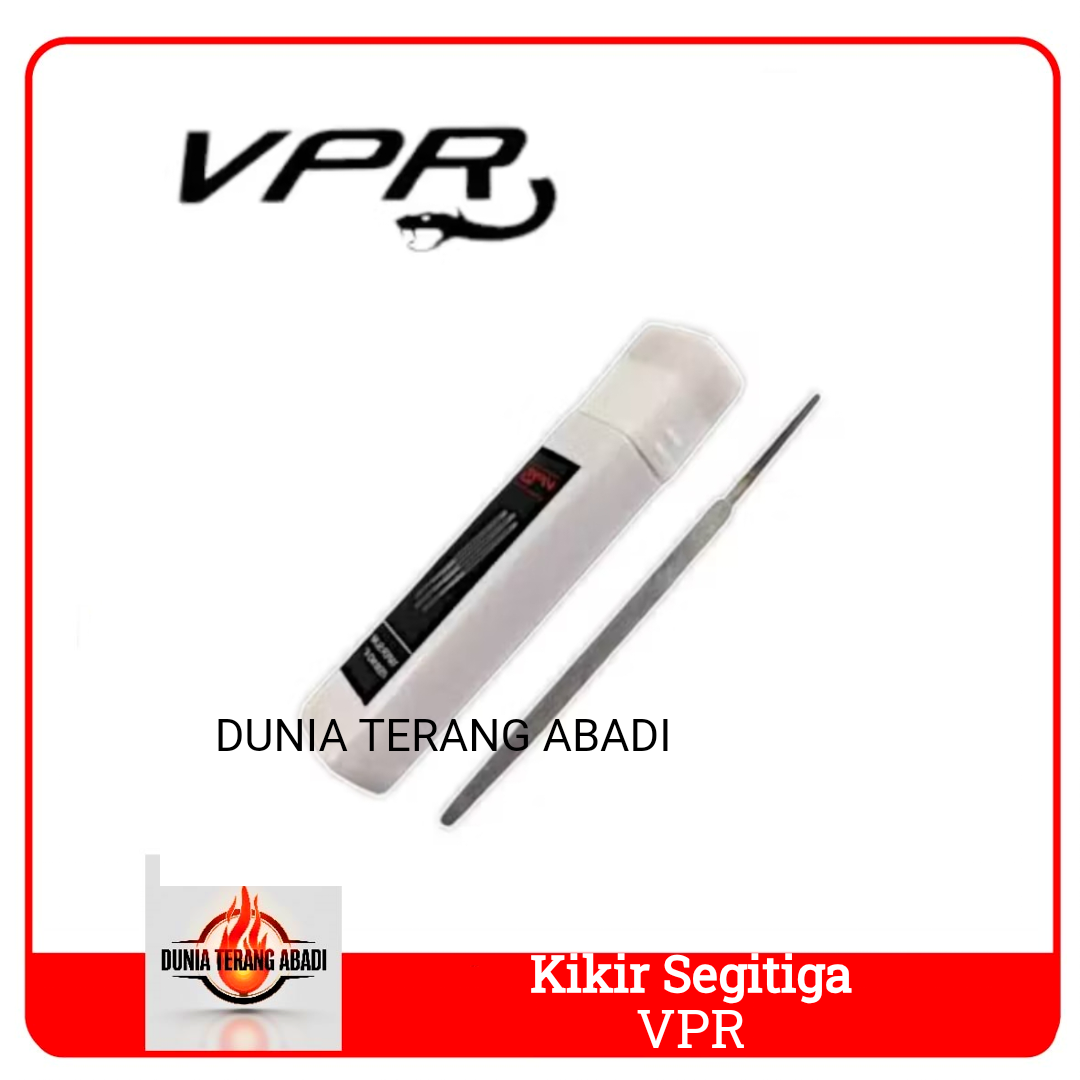 Kikir Segitiga Tabung 4 Inch VPR